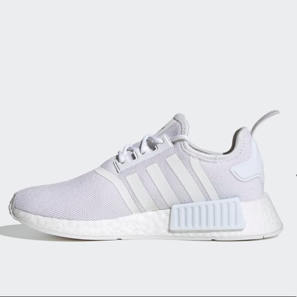 adidas NMD R1 Primeblue Triple White - Picture 5 of 8